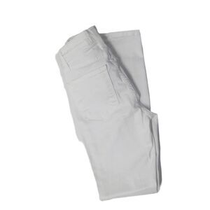 L.T.J Denim Womens Cotton Mid Rise Ankle Skinny Leg Verona Jeans White Size 24